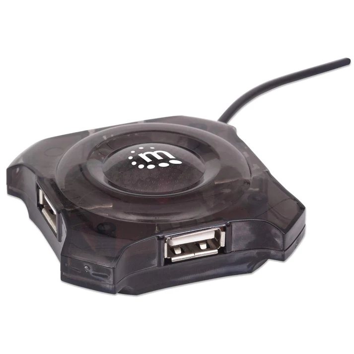 Mini Hub USB 2.0 de 4 puertos
