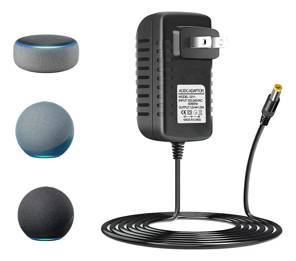 Cargador Adaptador Compatible Con Alexa Echo Dot