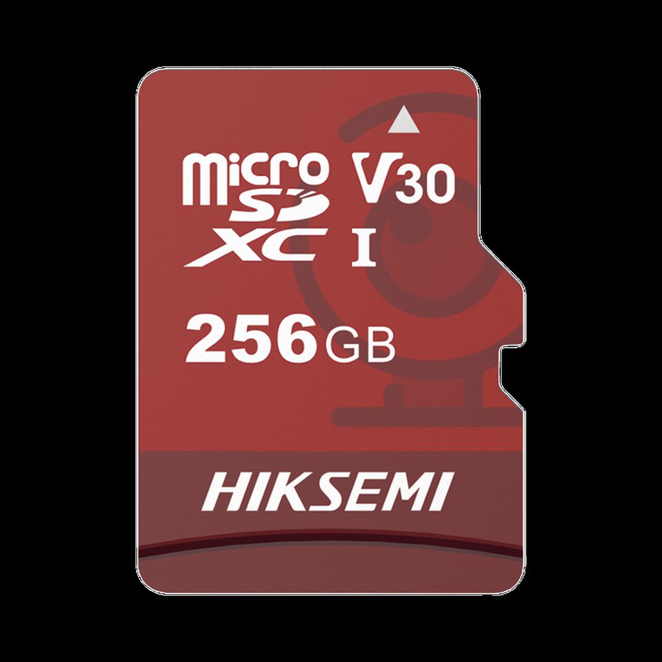 Memoria microSD / Clase 10 de 256 GB / Especializada Para Videovigilancia (Uso 24/7) / Compatibles con cámaras HIKVISION y Otras Marcas / 95 MB/s Lectura / 55 MB/s Escritura HS-TF-E1/256G