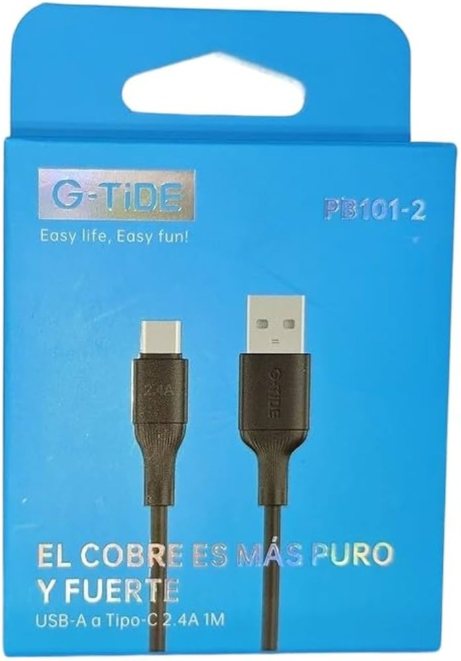Cable USB a C Marca G-Tide PAB101/PW101-2 