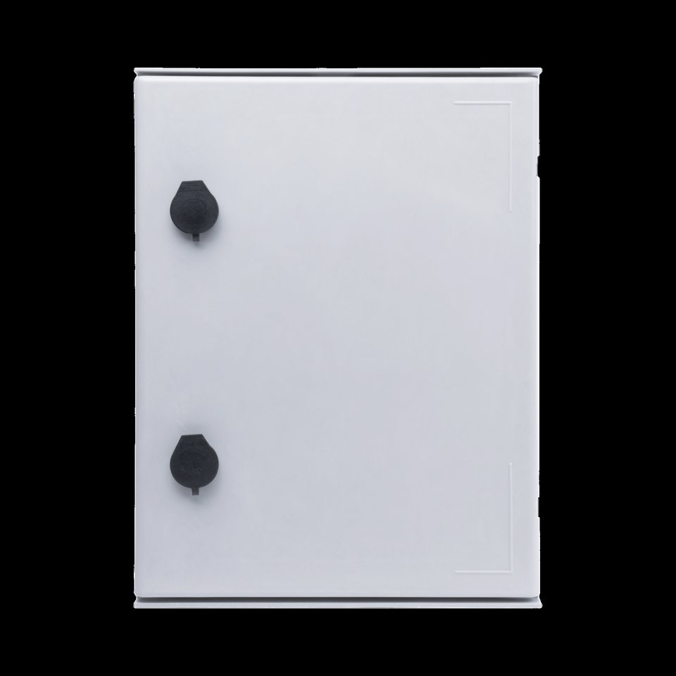 Suministro e instalación de gabinete de Poliéster IP65 Uso en Intemperie (300 x 400 x 200 mm) con Placa Trasera Interior de Plástico (Incluye Chapa y Llave) PST-3040-20P