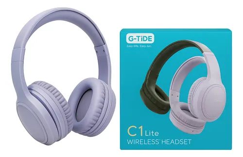 AUDIFONO DIADEMA BLUETOOTH G-TIDE C1 LITE MORADO