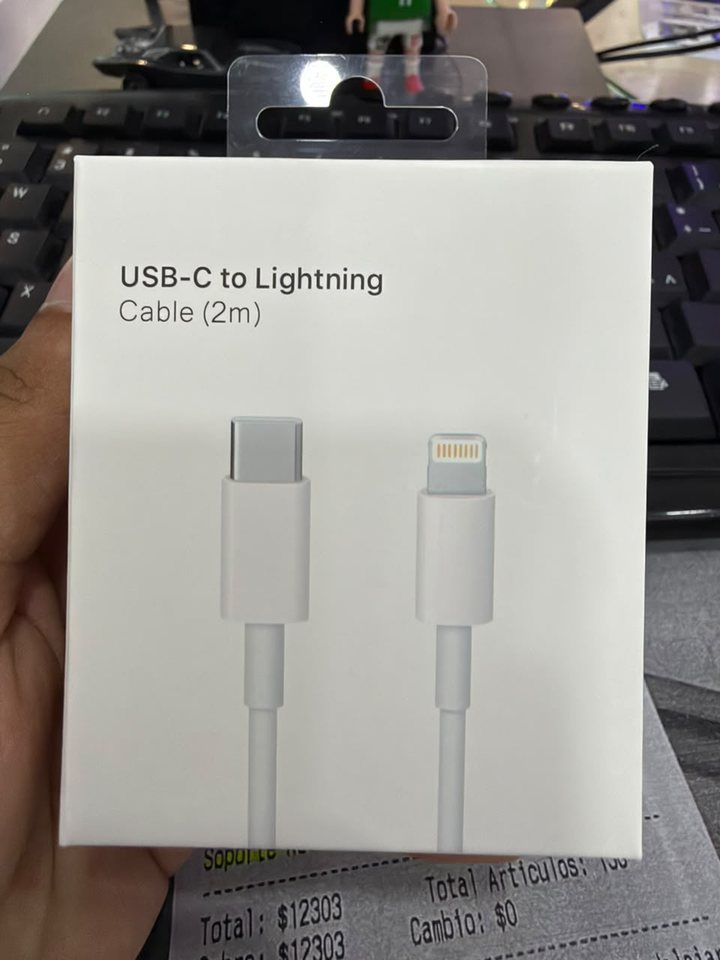 CABLE USB A TIPO C LIGHTNING 