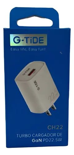 TURBO CARGADOR USB A C 22.5W BLANCO
