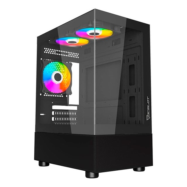 CPU ARMADO: INTEL CORE I3-12100/ TARJETA ASUS PRIME H610M-K/ MEMORIA RAM PATRIOT SIGNATURE DDR5 16 GB 4800 MHZ/ SSD PATRIOT P300 NVME 1TB M.2/ FUENTE DE PODER 550W GR BURST GR550B 80 PLUS BRONZE/ GABINETE OCELOT GAMING GLASS EN6 MICRO-TOWER, MICRO-ATX, USB 2.0/3.0, 3 Ventiladores Instalados, Negro