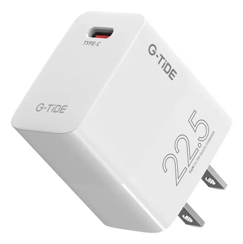 CUBO CARGADOR 22.5W BLANCO G-TIDE GO22