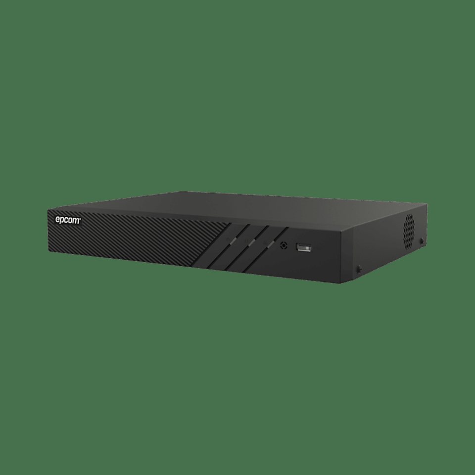DVR 16 Canales TURBOHD + 8 Canales IP / 5 Megapixel Lite - 3K Lite / Audio Bidireccional por Coaxitron / ACUSENSE (Evita falsas alarmas) / 1 Bahía de Disco Duro / Salida de Video en Full HD