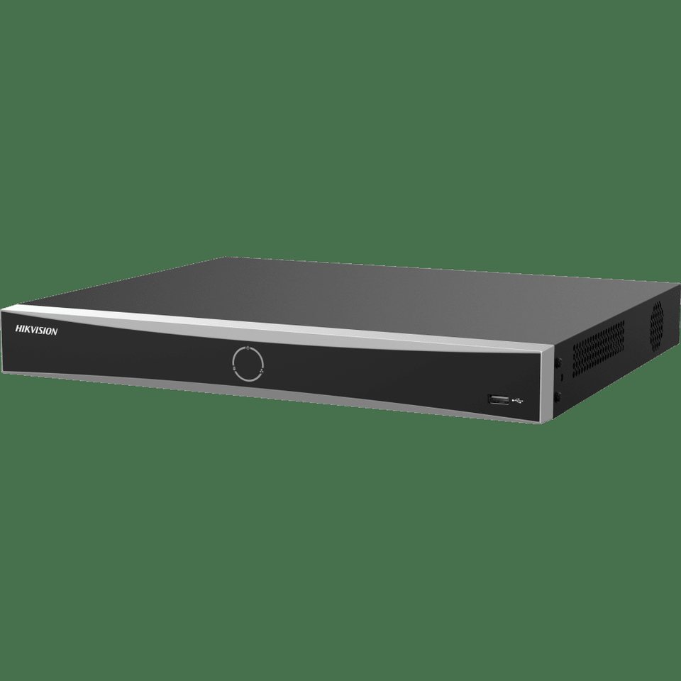 [AcuSearch] NVR 12 Megapixel (4K) / 16 Canales IP / 16 Puertos PoE+ (10/100 Mbps) / Reconocimiento Facial / AcuSense / 2 Bahías para HDD de 16 TB / HDMI 4K / Alarmas I/O