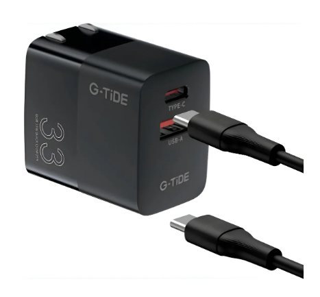 Cargador G-tide Go331 22.5w Tipo-c + Cable 1 M
