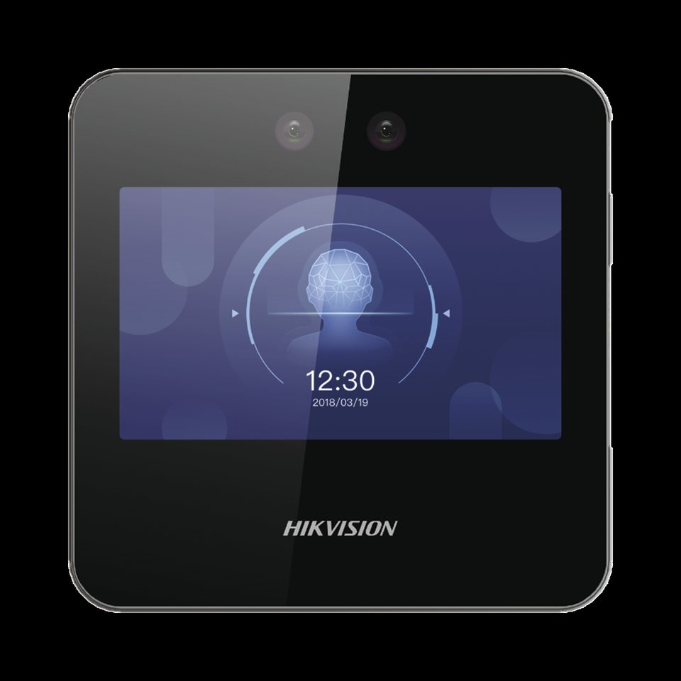 Checador Min Moe WiFi / Touch de Reconocimiento Facial Ultra Rápido para ASISTENCIA / 1500 Rostros / Reportes en Excel / Diseño Compacto y Facil de Configurar DS-K1A340-WX