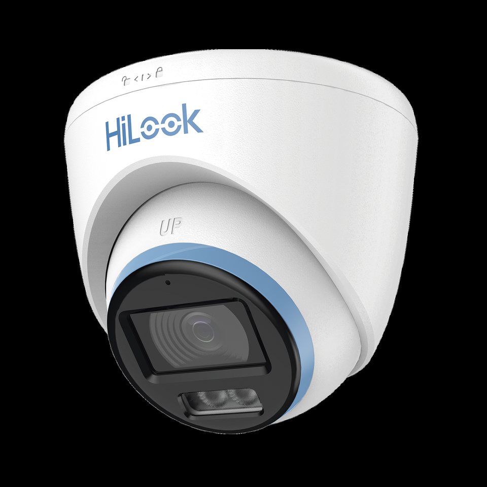 [Dual Light + ColorVu] Turret TurboHD 3K / 5 Megapixel / Lente 3.6 mm / 40 mts IR EXIR + 40 mts Luz Blanca / Micrófono Integrado / Exterior IP67 / dWDR