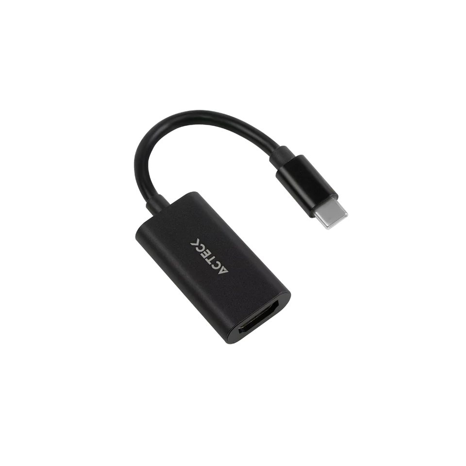ADAPTADOR TIPO C A HDMI ACTECK AH440 NEGRO 4K AC-934701
