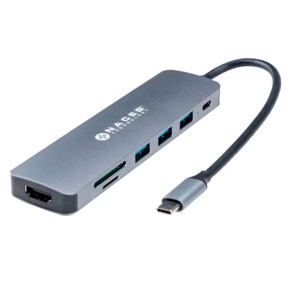 Adaptador Hub Tipo C Naceb 7 EN 1