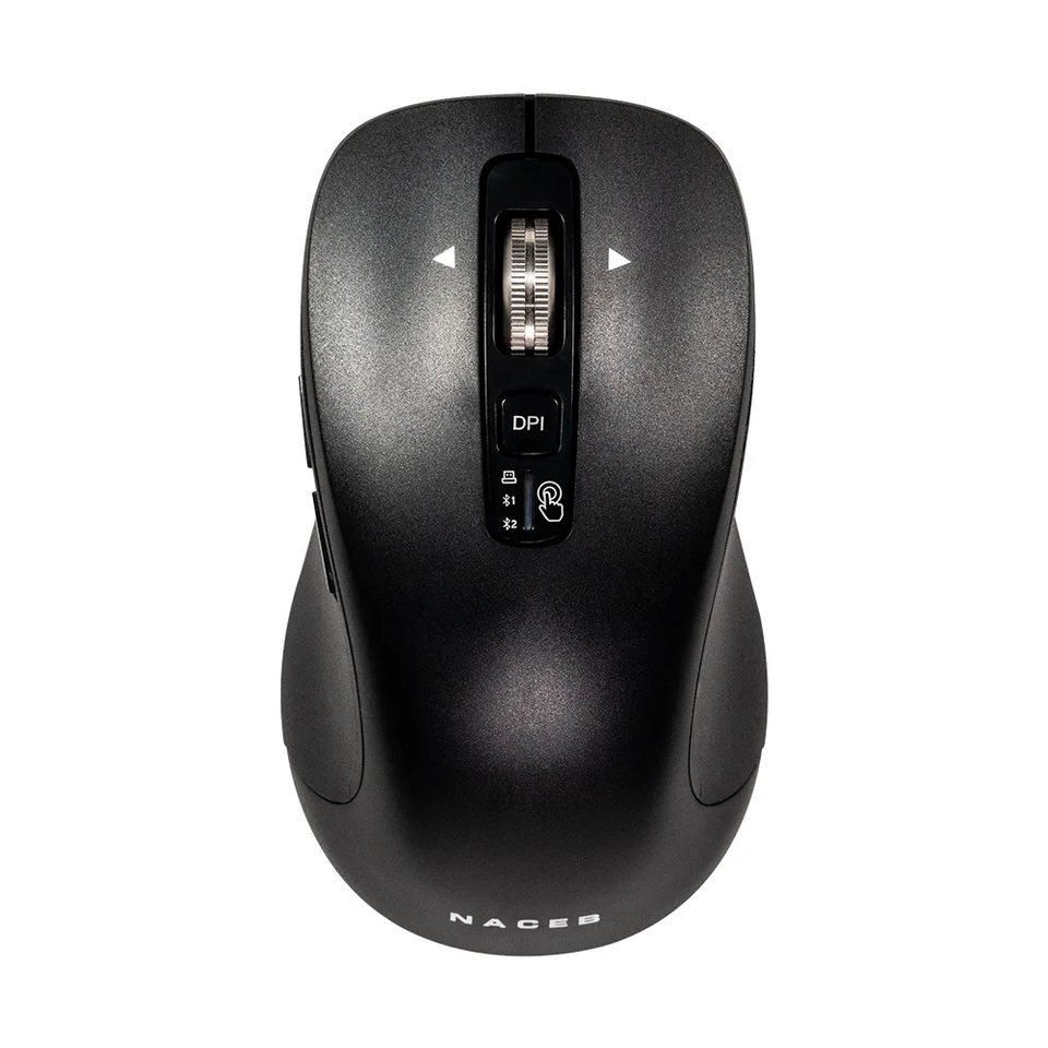 Mouse Naceb Optico Infinity Essencial ES1 Inalámbrico USB bluetooth 32000 DPI Negro