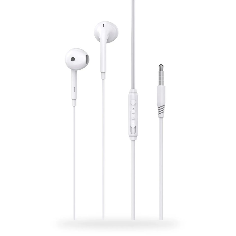 AUDIFONOS ALAMBRICOS ENTRADA 3.5 MM G-TIDE MW02 BLANCO