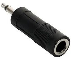 ADAPTADOR 1 PLUG 3.5 MM MONO A 1 JACK 6.35 MM 705-050