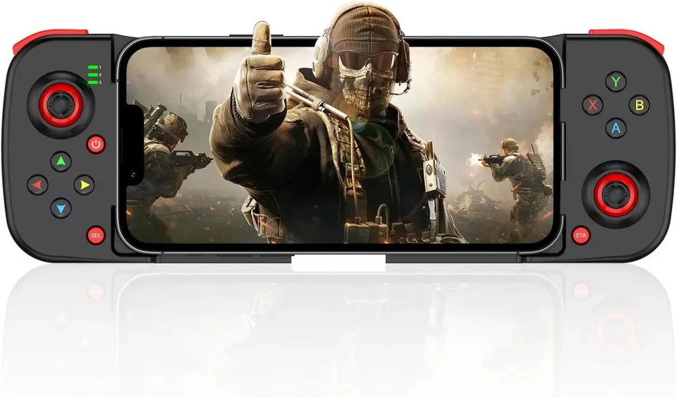 Gamepad Mobile Inalámbrica De Mando Juego Bluetooth Para Android Ios Celular Control Móvil Joystick,2 Teclas De Programacion