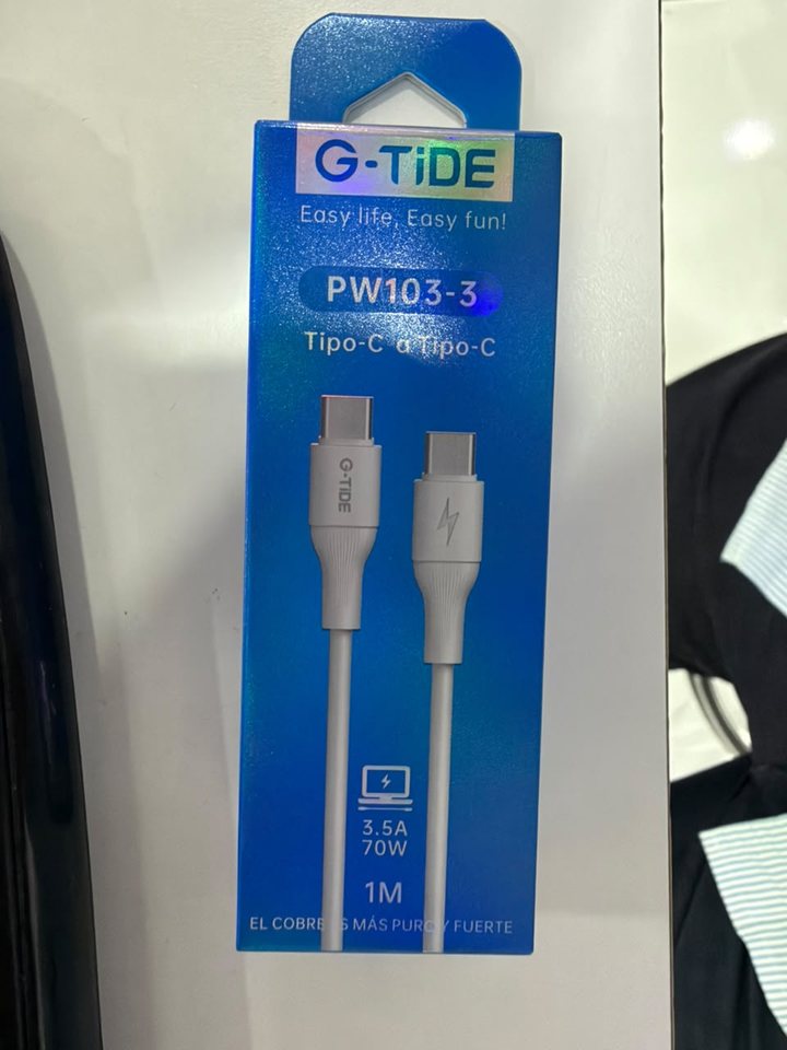CABLE PW103-3 BLANCO TIPO C A C G-TIDE
