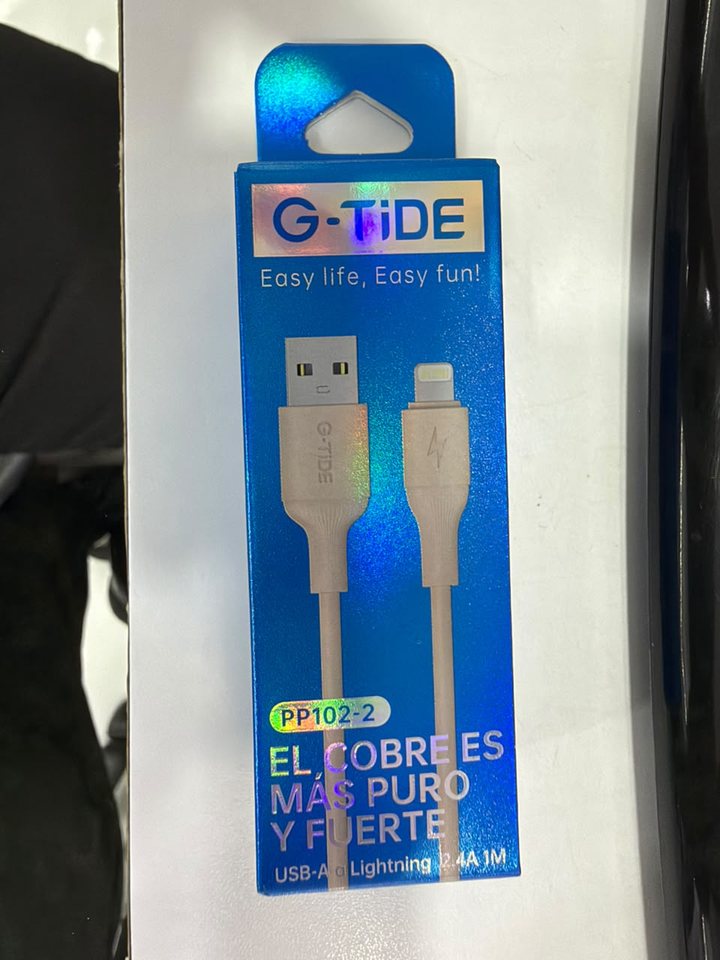 CABLE USB A LIGHTHING G-TIDE ROSA