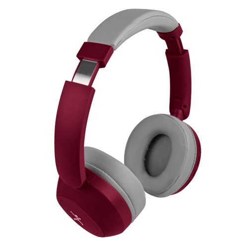 AUDIFONOS BLUETOOTH INALÁMBRICOS DIADEMA PLEGABLE SOUNDIA COLOR BURGUNDY| PERFECT CHOICE