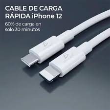 CABLE USB TIPO C A LIGHTNING ELE-GATE WI.156 CARGA RAPIDA 20W