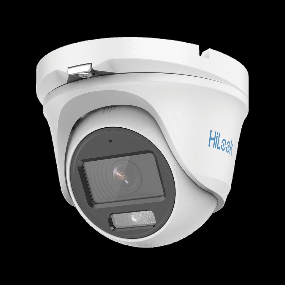 [ColorVu] Turret TURBOHD 1080p / Imagen a color 24/7 / Lente 2.8 mm / Micrófono Integrado / Luz Blanca 20 mts / IP66 / Metálica THC-T129-MS