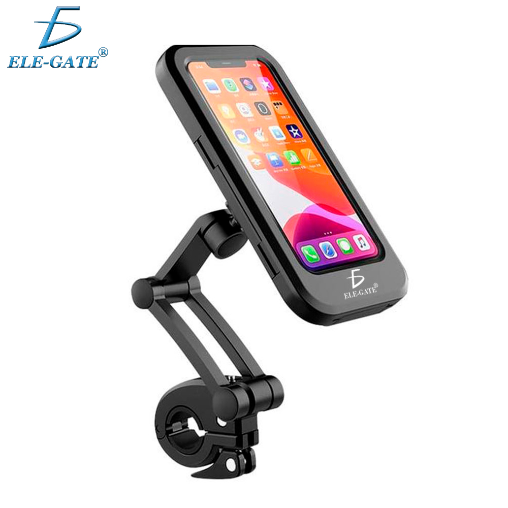 SOPORTE PARA CELULAR PARA MOTOCICLETA FUNDA IMPERMEABLE ELE-GATE HOLD.73