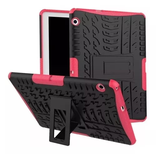 FUNDA USO RUDO CON BASE PARA TABLETA HUAWEI M5 LITE 10.1" COLORES