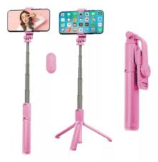BASTON SELFIE STICK CONTROL BLUETOOTH STAND PLEGABLE P30 COLORES