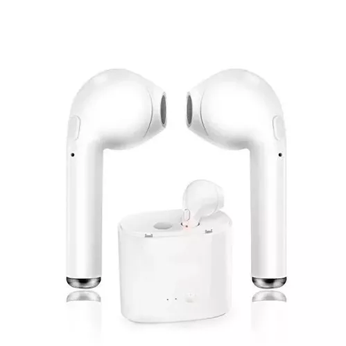 22745 MANOS LIBRES BLUETOOTH PAR MOD I7S RECARGABLES INCLUYE ESTUCHE CARGADOR  CABLE V8