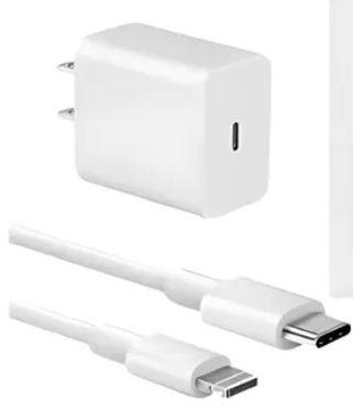 KIT CARGADOR CUBO 35 W TIPO C + CABLE TIPO C A LIGHTNING 1MT A2244