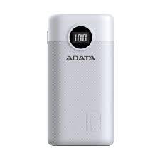 POWER BANK ADATA 10000 MAH P10000QCD CARGA RAPIDA 3.0 BLANCA