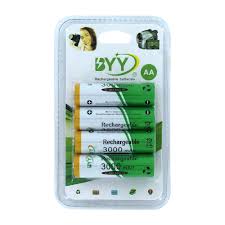 BLISTER 4 PILAS RECARGABLES AA BYY 3000 mAh/100040