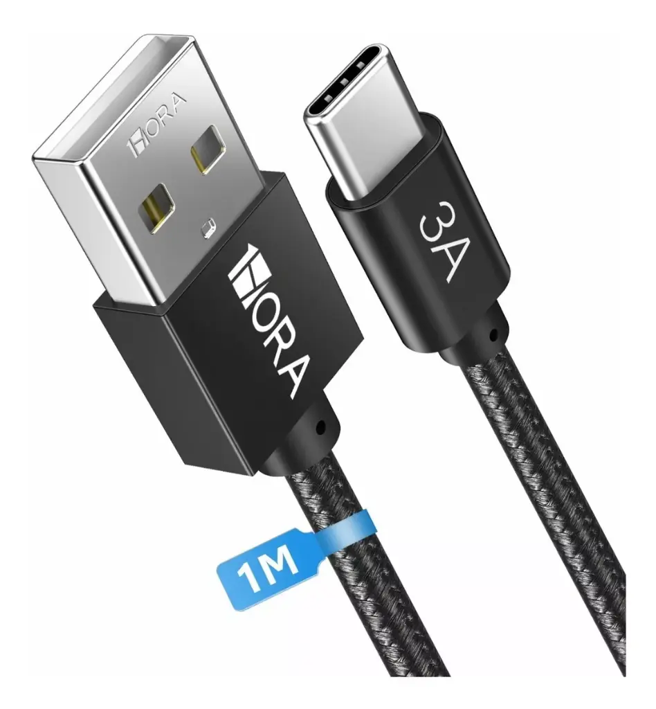 CABLE USB TIPO C 1 HORA 1 MT 3A COLORES CAB265 7500907000774