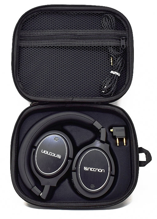 AUDIFONO DIADEMA BLUETOOTH NECNON NBH-ANC1 ALTA FIDELIDAD AISLAMIENTO RUIDO NEGRO 750363516549