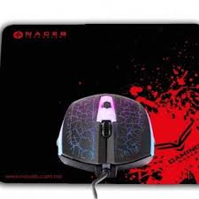 KIT MOUSE + MOUSEPAD NACEB TECHNOLOGY NA-632 MULTI  4 BOTONES  USB  ÓPTICO  1200 DPI