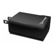 CARGADOR PARA PARED VORAGO FAST CHARGE 3.0A 1 USB NEGRO AU-302-BK