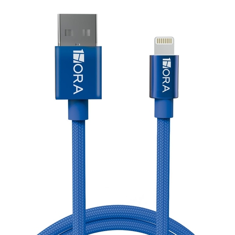 CABLE USB IPHONE LIGHTNING 1 MT 2.4A REFORAZADO CAB250 