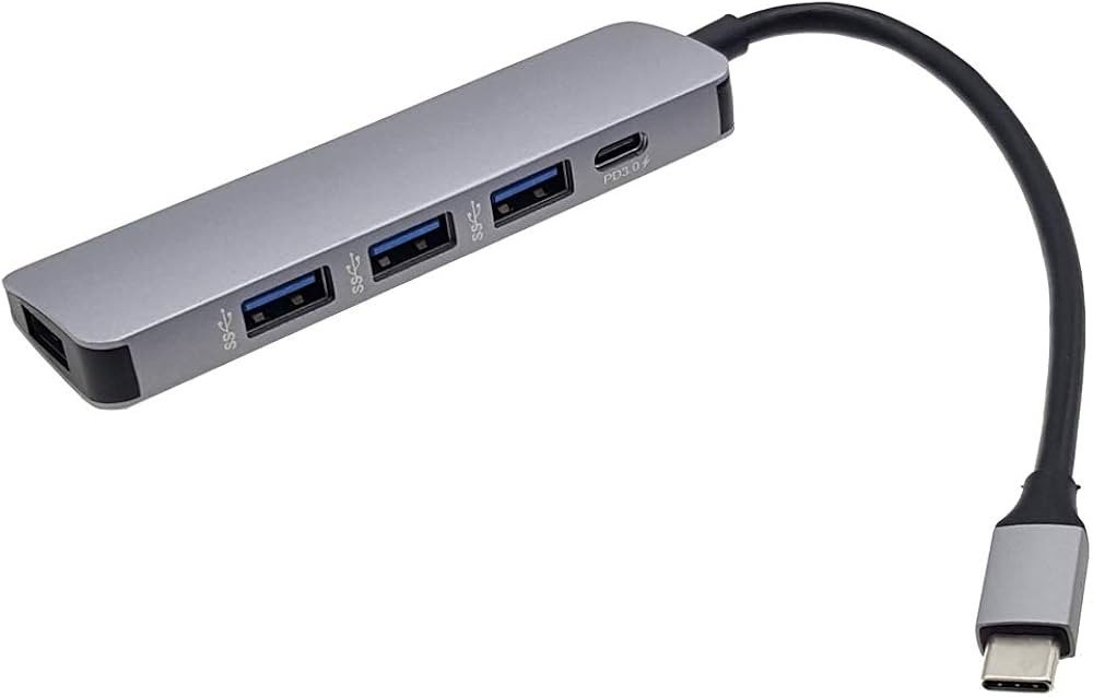 HUB USB ELE-GATE HUB.183.0 TIPO C A 4 PUERTOS USB 3.0 Y 2.0
