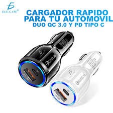 CARGADOR CARRO CARGA RAPIDA ELE-GATE CH.94 5 PTOS USB 3.1 A