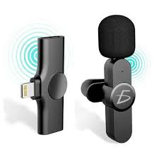 MICROFONO INALAMBRICO DE SOLAPA CON ENTRADA TIPO LIGHTNING 2.4 GHZ ELE-GATE ADP.WI.IP