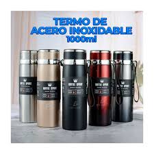 TERMO ACERO INOXIDABLE COLORES LISO 1000 ML E INFUSOR ELE-GATE VAS.46.1000ML