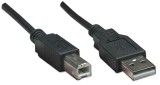 CABLE USB A-B 1.8M MANHATTAN NEGRO 342650