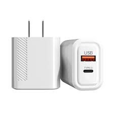 CARGADOR DUAL USB 2 EN 1 USB + TIPO C ELE-GATE CH.104 CARGA RAPIDA