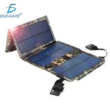 CARGADOR DE PANEL SOLAR PORTATIL PLEGABLE CONEXION USB 5W ELE-GATE PW.FC088.5W
