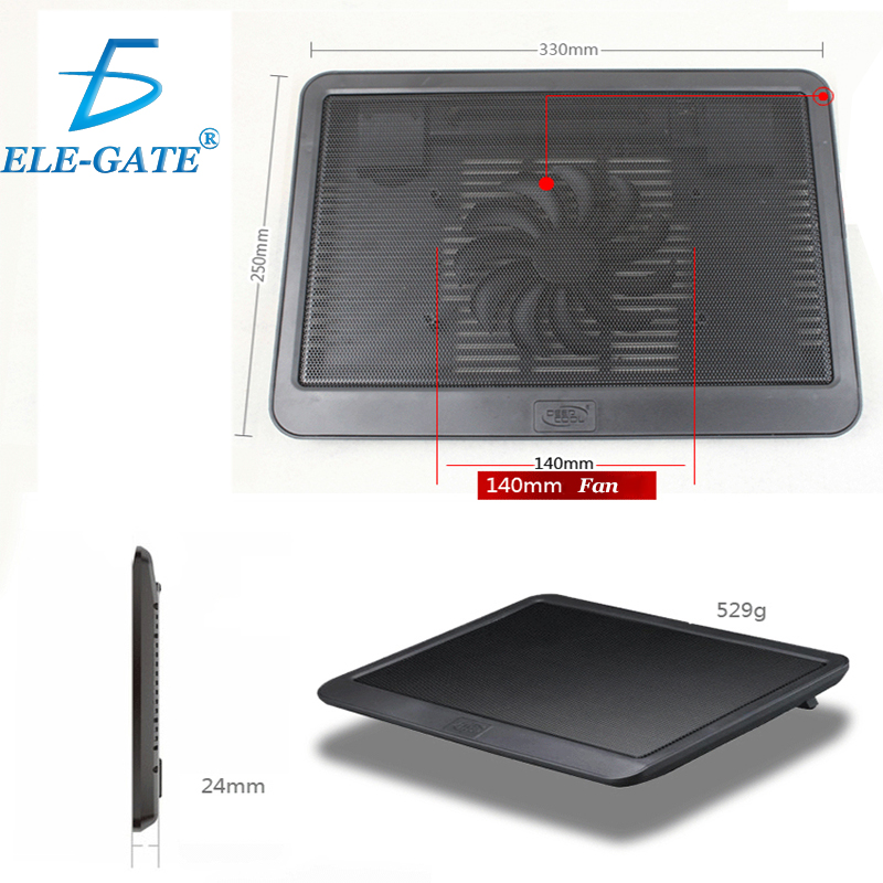 BASE ENFRIADORA PARA LAPTOP HASTA 17" ELE-GATE CLR.19