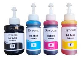 TINTA UNIVERSAL COLORES (NEGRO /AZUL/ MAGENTA /AMARILLO)