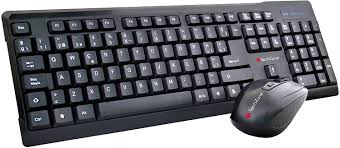 KIT DE TECLADO Y MOUSE INALAMBRICO TECHZONE TZ16COMB01-INA NEGRO 7501950030732