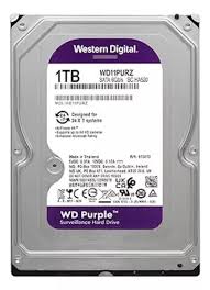 DISCO DURO PURPLE DE 1 TB / 5400 RPM / OPTIMIZADO PARA SOLUCIONES DE VIDEOVIGILANCIA / USO 24-7 / 3 AÑOS DE GARANTIA