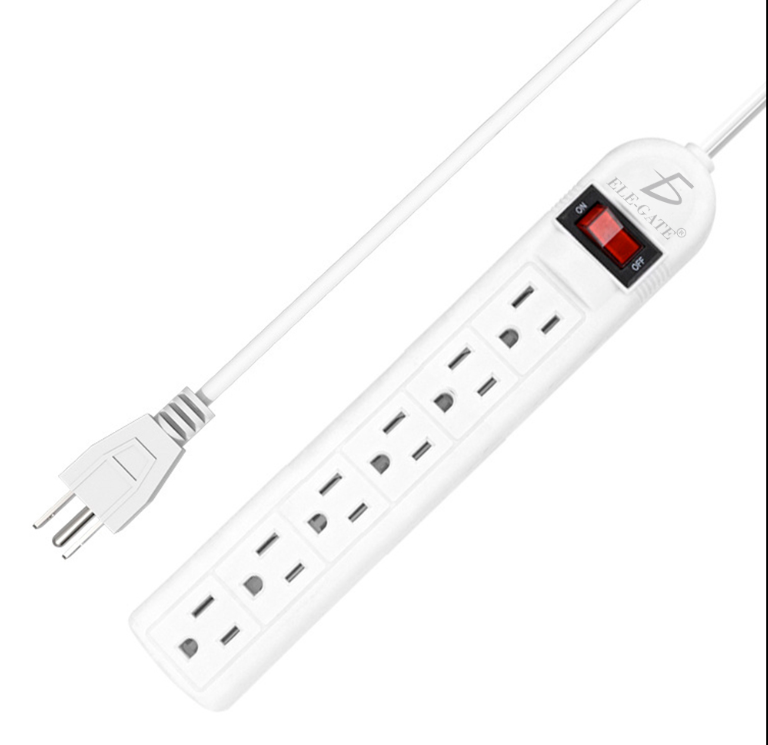 Multi Contactos de 6 Puertos – Conexión Versátil para Tus Dispositivos